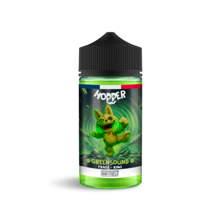 🌿🍏 E-liquide Greensound Hopper Airmust 200 ml – 0 mg