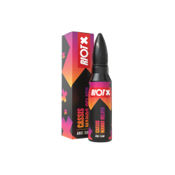 🖤🥭 E-liquide Cassis Mango Gelato Riot 50 ml – 0 mg