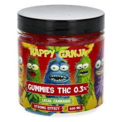 Gummies Happy Ganja Extra Strong Delta 9 – 600mg THC