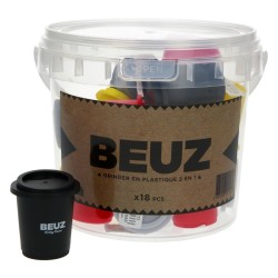 Mini Grinder Plastique 2 en 1 Beuz 30mm – Boîte de 18