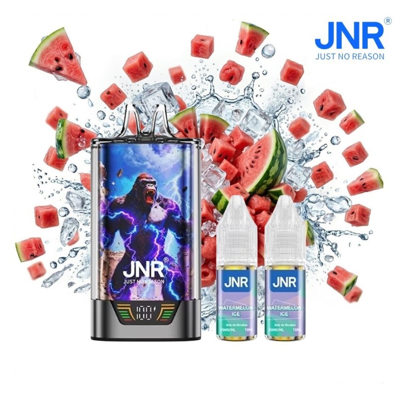 Puff Gorilla x JNR Pastèque Glacée 20mg – 43000 Puffs