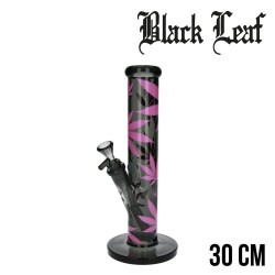 Bang en Verre Fire-Flow x Black Leaf Leaves Pink 30cm