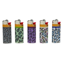 Briquet BIC Mini Leopard – Lot de 50