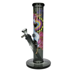 Bang en Verre Fire-Flow x Black Leaf Unicorn Pink 30cm