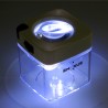 SMOKUS FOCUS COMET BLANCHE | Boîte Hermétique LED avec Loupe x5