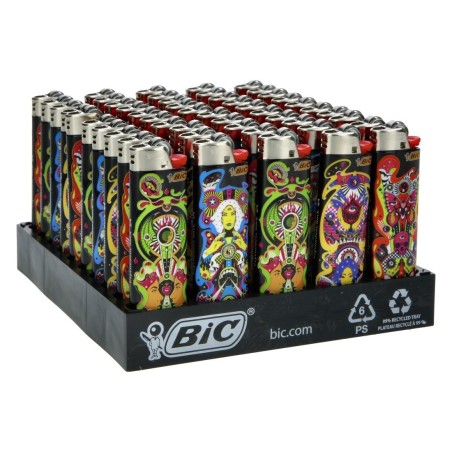 Briquet BIC Psychedelic Rock – Lot de 50