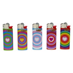 Briquet BIC Mini The Colours – Lot de 50