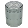 Grinder Flower Mini CNC Black Leaf 5 Parties 50mm