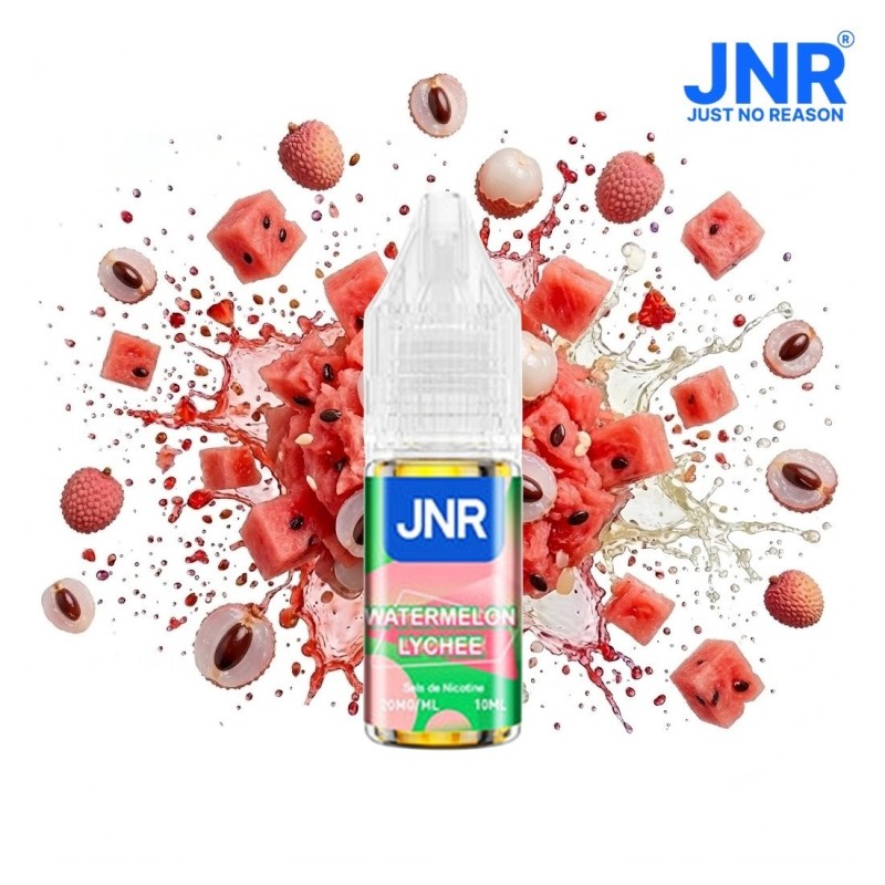 E-Liquide JNR Watermelon Lychee 20mg 10ml - Frais & Exotique
