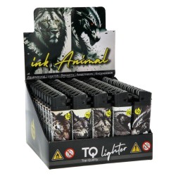 Briquet Pierre Tobaliq Ink Animals X50 - Lot de 50