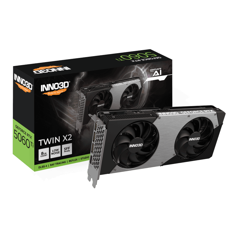 GeForce RTX 5060 Ti X2 8GB – Carte Graphique Gaming Dual Fan