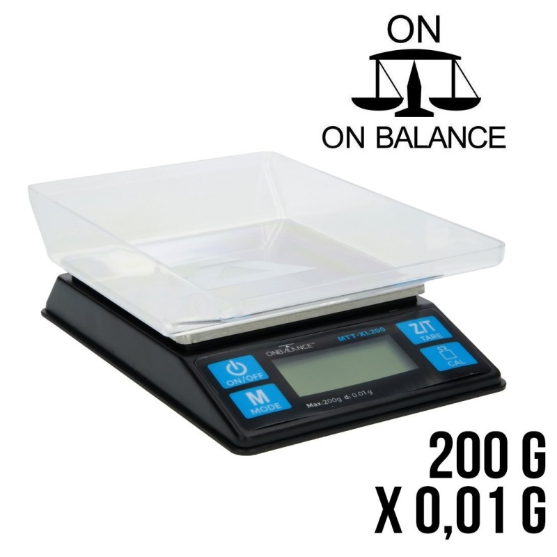 Balance On Balance MTT-XL200-BK 200G | Précision 0,01g Double Écran
