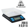 Balance On Balance MTT-XL200-BK 200G | Précision 0,01g Double Écran
