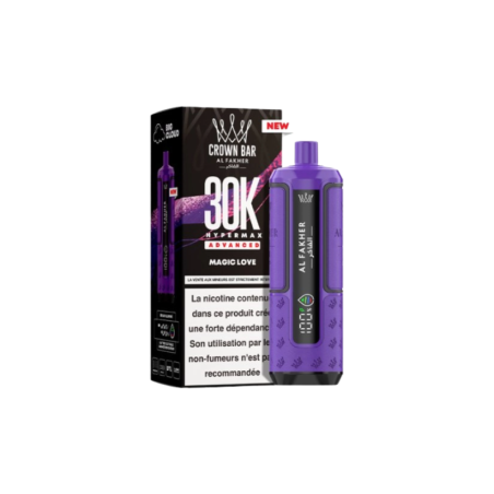 💨🍇 Kit Hyper Max Advanced 30000 – Magic Love (Al Fakher)