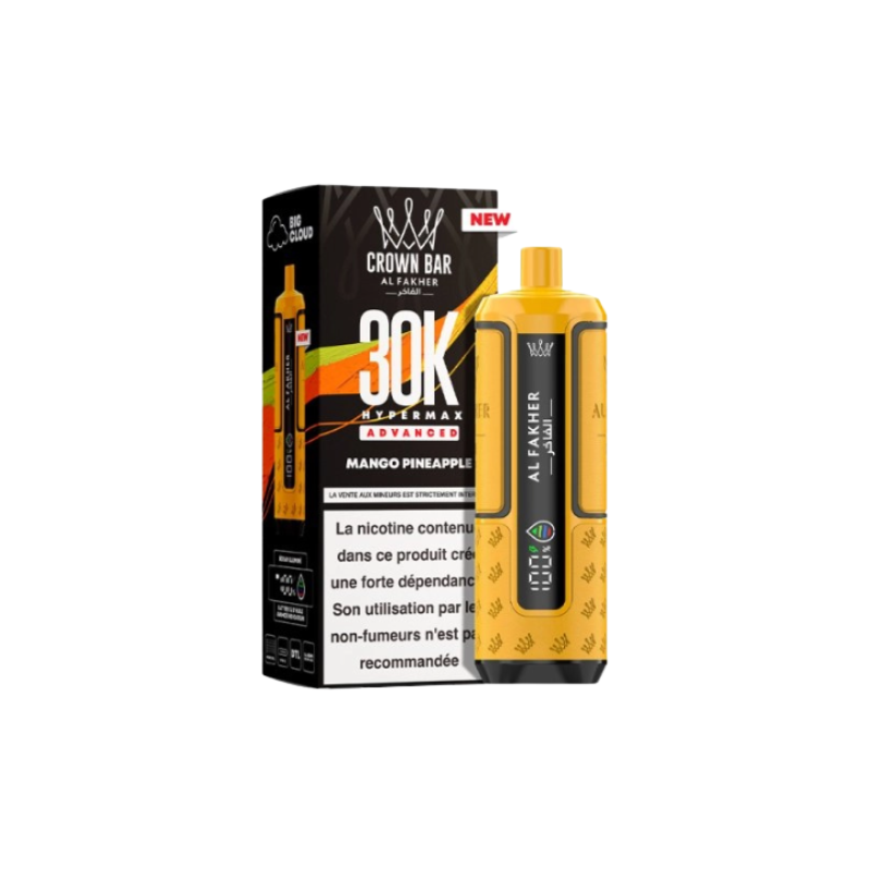 🍊❄️ Kit Hyper Max Advanced 30000 – Orange Menthe (Al Fakher)