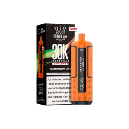 🍉🍋 Kit Hyper Max Advanced 30000 – Pastèque Citron Vert (Al Fakher)