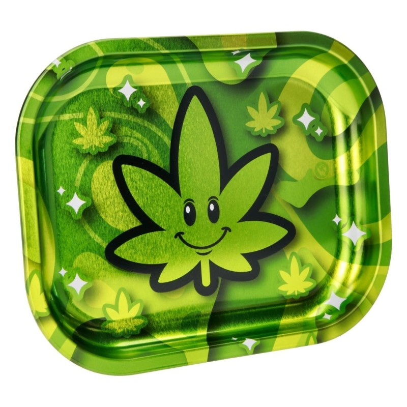 Plateau Fire-Flow Happy Leaf Metallic - Design Métal