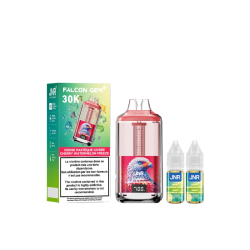 🍒🍉❄️ Kit Falcon Gem+ 30000 + 2x10ml 20mg JNR – Cerise Pastèque Givrée