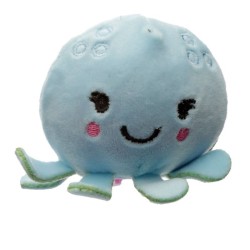 🐙🦈🐧 Jouet Peluché à Presser Queasy Squeezies Adoramals Sealife – Poulpe, Requin, Pingouin (Lot de 12)