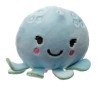 🐙🦈🐧 Jouet Peluché à Presser Queasy Squeezies Adoramals Sealife – Poulpe, Requin, Pingouin (Lot de 12)