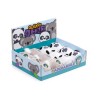 🐼🐨 Jouet Peluché à Presser Queasy Squeezies Adoramals – Animaux Sauvages Panda & Koala (Lot de 12)