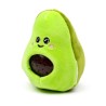 🥑💚 Jouet Peluché à Presser Queasy Squeezies - Avocat (Lot de 12)