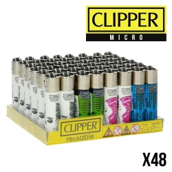 Micro Clipper AI Faces X48 - Briquets Rechargeables