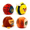 🌸🐝🦋 Jouet Peluché à Presser Queasy Squeezies Adoramals Jardin (Lot de 12)