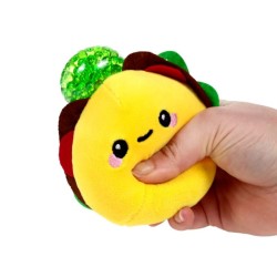 🍔🍩🍓 Jouet Peluché à Presser Queasy Squeezies Foodiemals (Lot de 12)