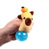 🦫💛 Jouet Peluché à Presser Queasy Squeezies Adoramals Capybara (Lot de 12)