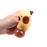 🦫💛 Jouet Peluché à Presser Queasy Squeezies Adoramals Capybara (Lot de 12)