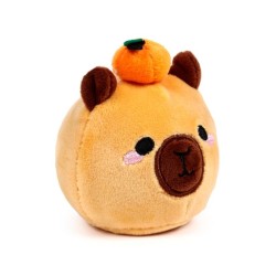 🦫💛 Jouet Peluché à Presser Queasy Squeezies Adoramals Capybara (Lot de 12)