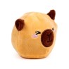 🦫💛 Jouet Peluché à Presser Queasy Squeezies Adoramals Capybara (Lot de 12)