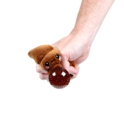 💩😄 Jouet Peluché à Presser Queasy Squeezies - Crotte (Lot de 12)