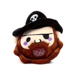 ☠️🏴‍☠️ Jouet Peluché à Presser Queasy Squeezies Jolly Rogers - Pirates (Lot de 12)