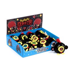 🐓🇵🇹 Jouet Peluché à Presser Queasy Squeezies - Coq de Barcelos (Lot de 12)