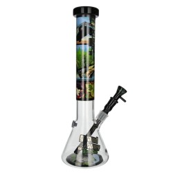 Bang Black Leaf Grand Story 40cm | Bong Verre Ice Perc
