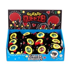🐓🇵🇹 Jouet Peluché à Presser Queasy Squeezies - Coq de Barcelos (Lot de 12)