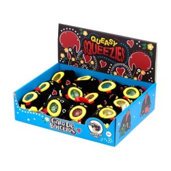 🐓🇵🇹 Jouet Peluché à Presser Queasy Squeezies - Coq de Barcelos (Lot de 12)