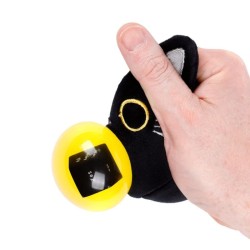 🐈‍⬛🔮 Jouet Peluché à Presser Queasy Squeezies - Lucky le Chat Noir Voyant (Lot de 12)