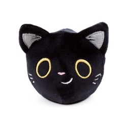 🐈‍⬛🔮 Jouet Peluché à Presser Queasy Squeezies - Lucky le Chat Noir Voyant (Lot de 12)