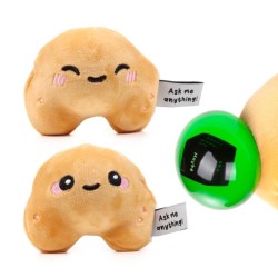🥠🧧 Jouet Peluché à Presser Queasy Squeezies - Foodiemals Biscuit Chinois (Lot de 12)