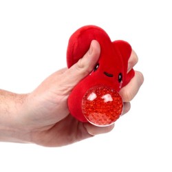 ❤️🧸 Jouet Peluché à Presser Queasy Squeezies - J'Adoramals Cœur (Lot de 12)