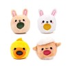 🌸🐰 Jouet Peluché à Presser Queasy Squeezies - Springtime Printemps (Lot de 12)