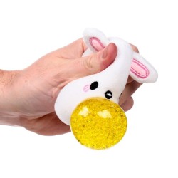 🌸🐰 Jouet Peluché à Presser Queasy Squeezies - Springtime Printemps (Lot de 12)