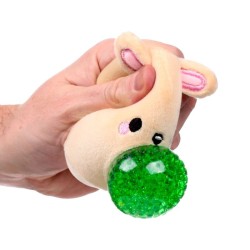 🌸🐰 Jouet Peluché à Presser Queasy Squeezies - Springtime Printemps (Lot de 12)
