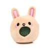 🌸🐰 Jouet Peluché à Presser Queasy Squeezies - Springtime Printemps (Lot de 12)
