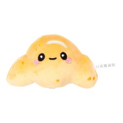 🥐✨ Jouet Peluché à Presser Queasy Squeezies Foodiemals Boulangerie Croissant (Lot de 12)