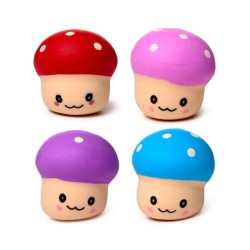 🍄✨ Jouet à Presser Anti-Stress - Champignon (Lot de 12)