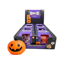🎃👻 Jouet à Presser Citrouille en Maltose - Spooky (Lot de 6)